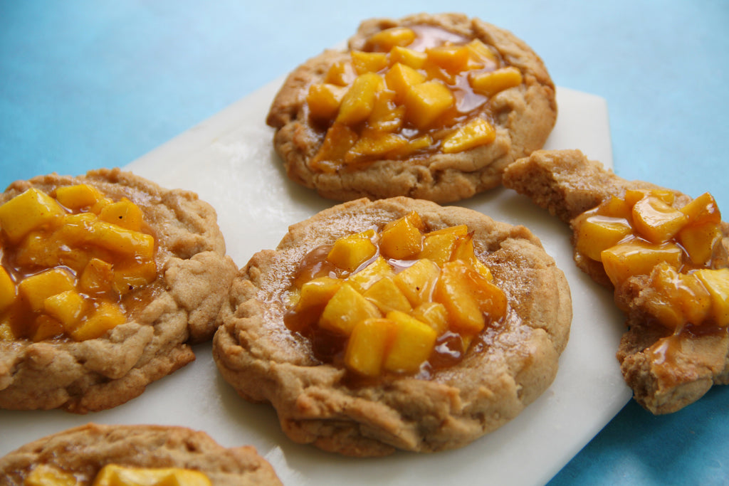 !RECIPE! Peach Cobbler Cookies